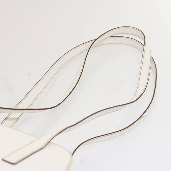 PRADA Safiano leather Shoulder Bag White Auth bs12825 - Picture 14 of 16